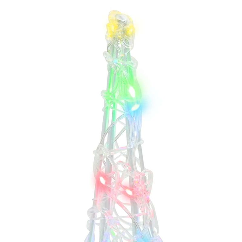 Casa si Gradina - Decoratiuni - Decoratiuni de sezon - Brad de Craciun 3 pcs Multicolour 20 x 20 x 80 cm Acril - Infinity.ro