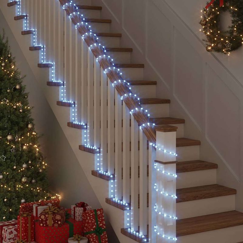 Casa si Gradina - Decoratiuni - Decoratiuni de sezon - Cablu luminos cu 120 LED Alb Rece 5 m PVC - Infinity.ro