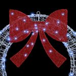 Casa si Gradina - Decoratiuni - Decoratiuni de sezon - Coroana cu lumini cu banda LED Alb rece 75 cm Acril - Infinity.ro