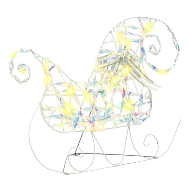 Casa si Gradina - Decoratiuni - Decoratiuni de sezon - Decoratiune cu reni, cu 60 LED 3 pcs Alb cald PET - Infinity.ro