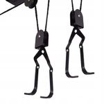 Sport si Outdoor - Ciclism - Accesorii pentru biciclete - Suporturi accesorii biciclete - Suport suspendat Renew Force pentru depozitarea bicicletei, cu prindere in tavan, sarcina maxima suportata 20 Kg, Negru - Infinity.ro