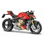 Jucarii, Copii si Bebe - Jucarii si jocuri - Vehicule si jucarii cu telecomanda - Masinute - Maisto Motocicleta Metalica Editie Speciala Ducati Super Naked V4 Scara 1 La 18 - Infinity.ro