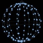 Casa si Gradina - Decoratiuni - Decoratiuni de sezon - Decoratiune glob cu 120 LED Alb rece 40 cm Metal - Infinity.ro