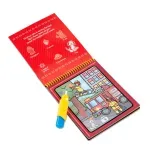 Jucarii, Copii si Bebe - Jucarii si jocuri - Jucarii & jocuri educative - Jocuri si jucarii educative - Melissa And Doug Carte De Colorat Vehicule Reutilizabila Cu Apa Water Wow - Infinity.ro