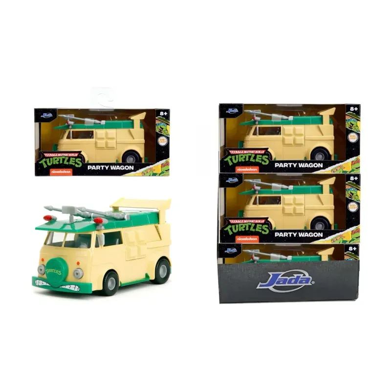 Jucarii, Copii si Bebe - Jucarii si jocuri - Vehicule si jucarii cu telecomanda - Masinute - Jada Masinuta Metalica Vagonul De Petrecere Al Testoaselor Scara 1 La 32 - Infinity.ro