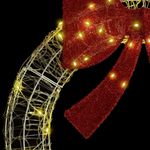 Casa si Gradina - Decoratiuni - Decoratiuni de sezon - Coroana cu lumini cu banda LED Alb cald 120 cm Acril - Infinity.ro