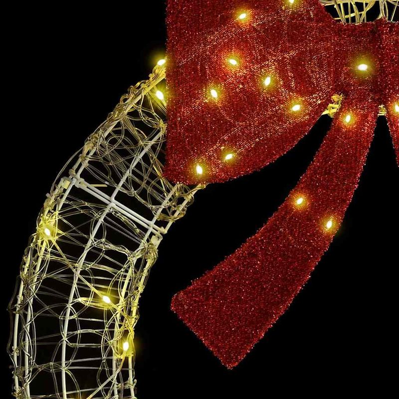 Casa si Gradina - Decoratiuni - Decoratiuni de sezon - Coroana cu lumini cu banda LED Alb cald 120 cm Acril - Infinity.ro