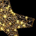 Casa si Gradina - Decoratiuni - Decoratiuni de sezon - Stea 3D cu 50 LED Alb cald 55 x 52.5 x 9 cm PET - Infinity.ro