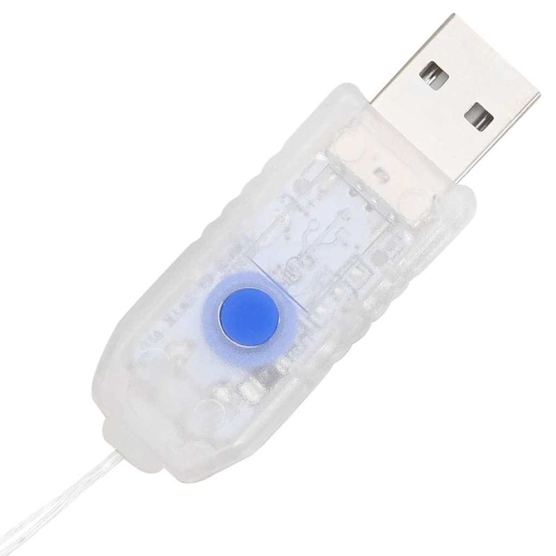 Casa si Gradina - Decoratiuni - Decoratiuni de sezon - Coroana cu lumini cu banda LED Alb cald 120 cm Acril - Infinity.ro