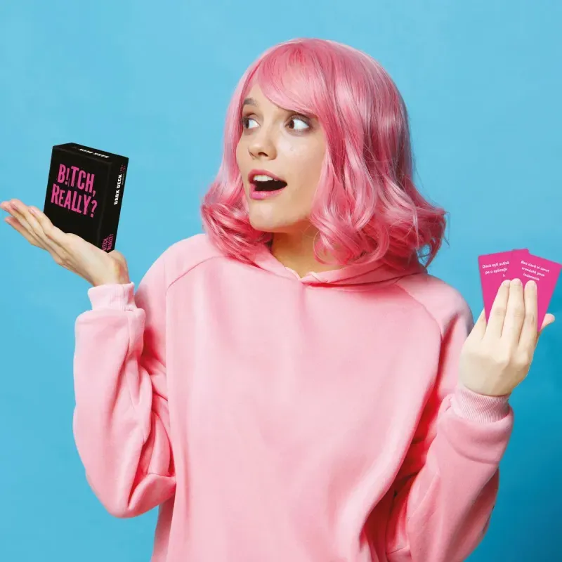 Jucarii, Copii si Bebe - Jucarii si jocuri - Jocuri si puzzle - Jocuri de societate - Joc De Carti Dark Deck B!tch Really - Infinity.ro