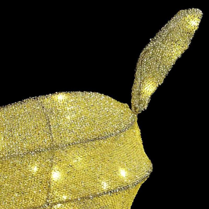 Casa si Gradina - Decoratiuni - Decoratiuni de sezon - Familia Renilor 3 pcs Alb cald 68 x 26 x 127 cm tesatura - Infinity.ro