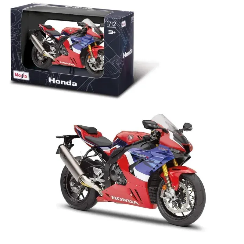 Jucarii, Copii si Bebe - Jucarii si jocuri - Vehicule si jucarii cu telecomanda - Masinute - Maisto Motocicleta Metalica Cu Stand Honda Cbr 1000rr R Fireblade Sp Scara 1 La 12 - Infinity.ro