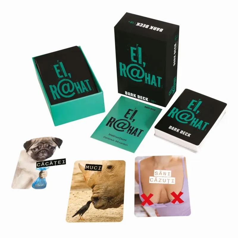 Jucarii, Copii si Bebe - Jucarii si jocuri - Jocuri si puzzle - Jocuri de societate - Joc De Carti Dark Deck Ei R@hat - Infinity.ro