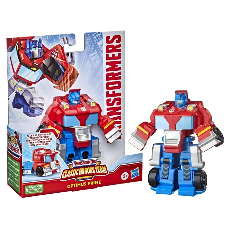 Jucarii, Copii si Bebe - Jucarii si jocuri - Figurine - Transformers Classic Heroes Team Robot Optimus Prime Transformabil - Infinity.ro