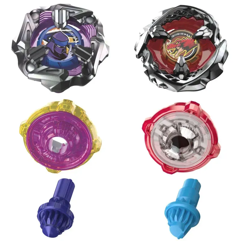 Jucarii, Copii si Bebe - Jucarii si jocuri - Figurine - Beyblade X Pachet Duo Beat Tyranno 4-70q Si Knife Shinobi 4-80hn - Infinity.ro