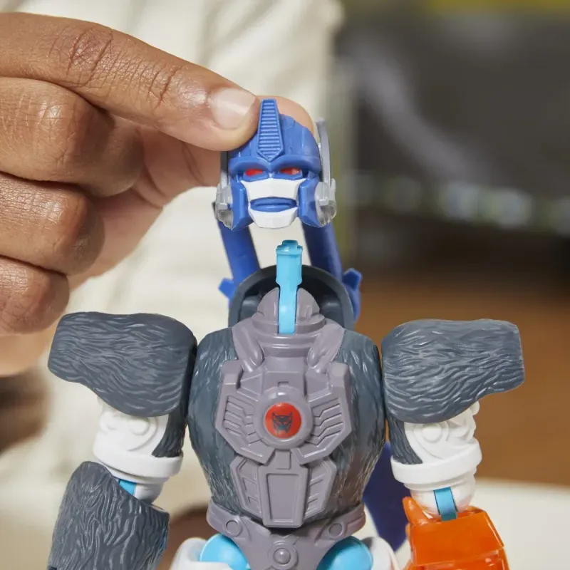Jucarii, Copii si Bebe - Jucarii si jocuri - Figurine - Transformers Mix Mashers Figurina Optimus Primal 12cm Si Accesorii - Infinity.ro