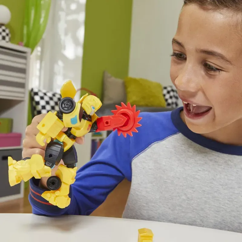 Jucarii, Copii si Bebe - Jucarii si jocuri - Figurine - Transformers Mix Mashers Figurina Bumblebee 12cm Si Accesorii - Infinity.ro