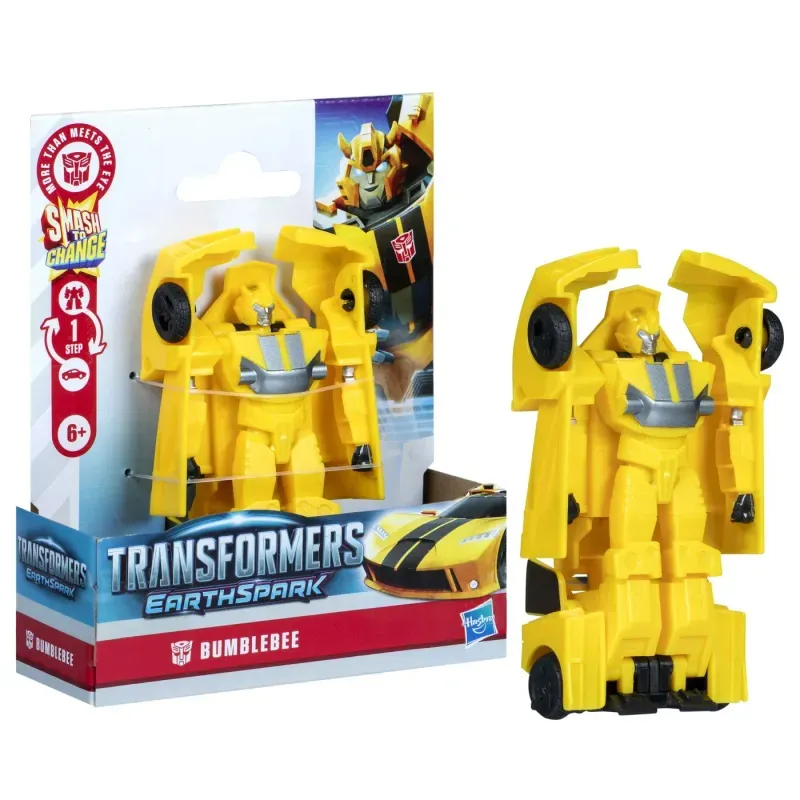 Jucarii, Copii si Bebe - Jucarii si jocuri - Figurine - Transformers Earthspark Figurina Bumblebee 1 Step Smash To Change - Infinity.ro