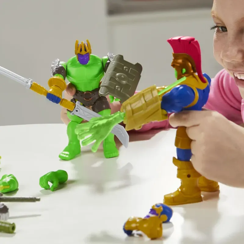 Jucarii, Copii si Bebe - Jucarii si jocuri - Figurine - Marvel Avengers Mix Mashers Set Figurina Hulk 12cm Si Accesorii - Infinity.ro
