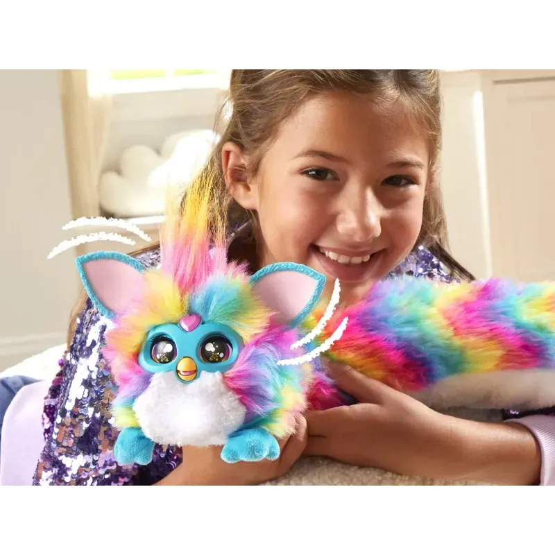 Jucarii, Copii si Bebe - Jucarii si jocuri - Figurine - Furby Dj Furblets Jucarie Interactiva Curcubeu - Infinity.ro