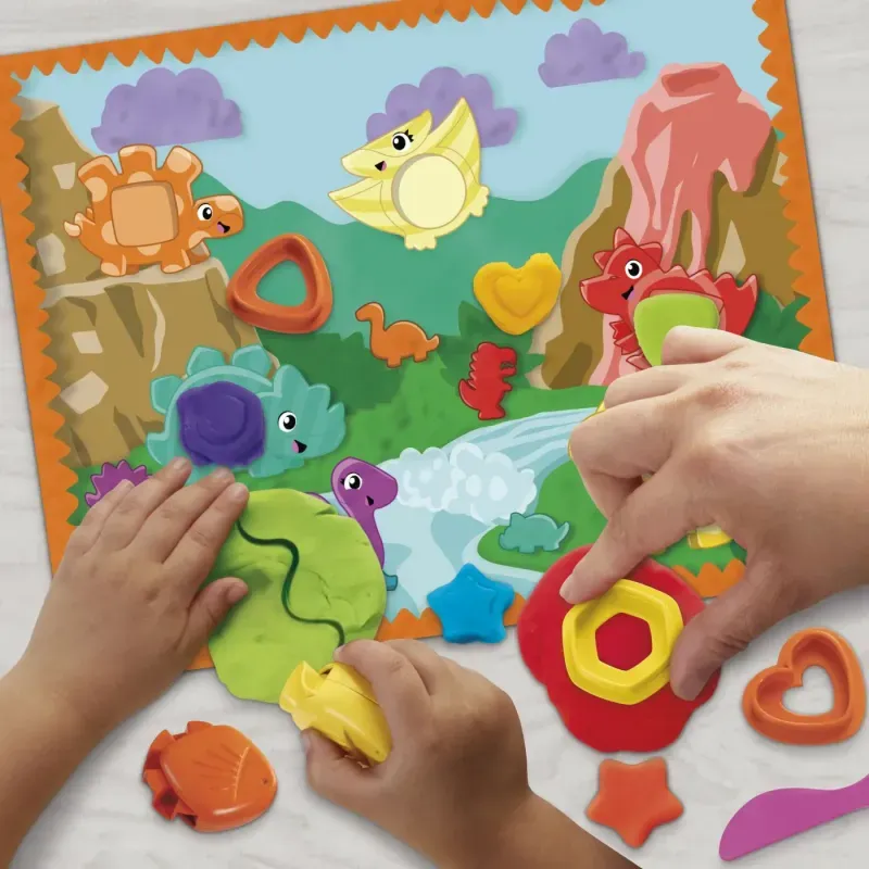Jucarii, Copii si Bebe - Jucarii si jocuri - Jucarii & jocuri educative - Jocuri si jucarii educative - Play Doh Jucarie Cu Activitati Dinozaur Cu Forme Si Culori - Infinity.ro