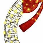 Casa si Gradina - Decoratiuni - Decoratiuni de sezon - Coroana cu 150 LED Alb cald 120 cm Ratan - Infinity.ro