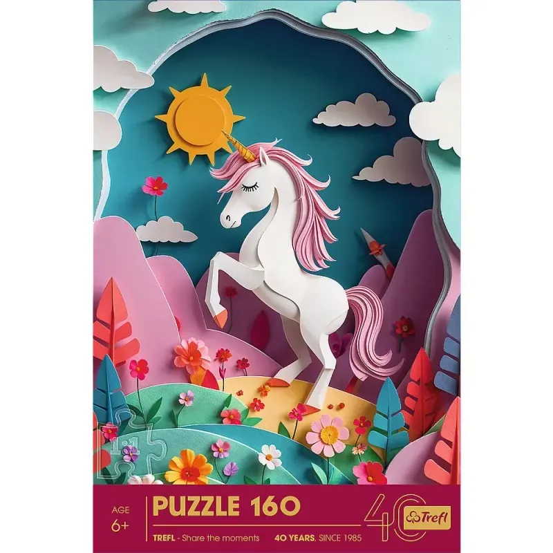Jucarii, Copii si Bebe - Jucarii si jocuri - Jocuri si puzzle - Puzzle - Puzzle Trefl 160 Unicorn - Infinity.ro