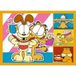 Jucarii, Copii si Bebe - Jucarii si jocuri - Jocuri si puzzle - Puzzle - Puzzle 4in1 Lui Garfield Ii Place Lasagna - Infinity.ro