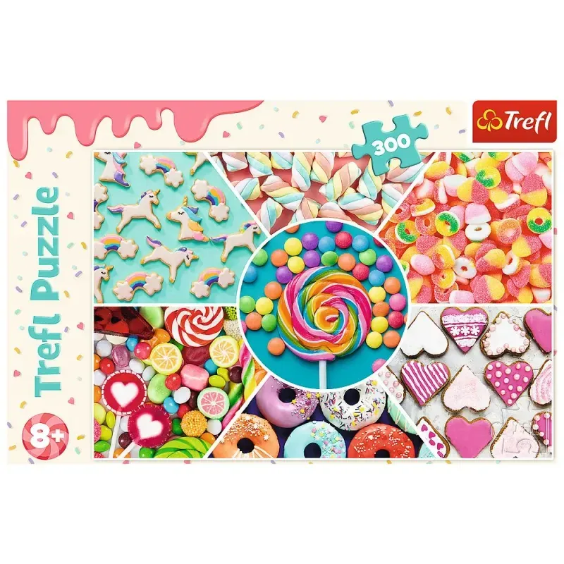Jucarii, Copii si Bebe - Jucarii si jocuri - Jocuri si puzzle - Puzzle - Puzzle Trefl 300 Dulciuri - Infinity.ro