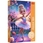 Jucarii, Copii si Bebe - Jucarii si jocuri - Jocuri si puzzle - Puzzle - Puzzle Trefl 100 Balerina - Infinity.ro