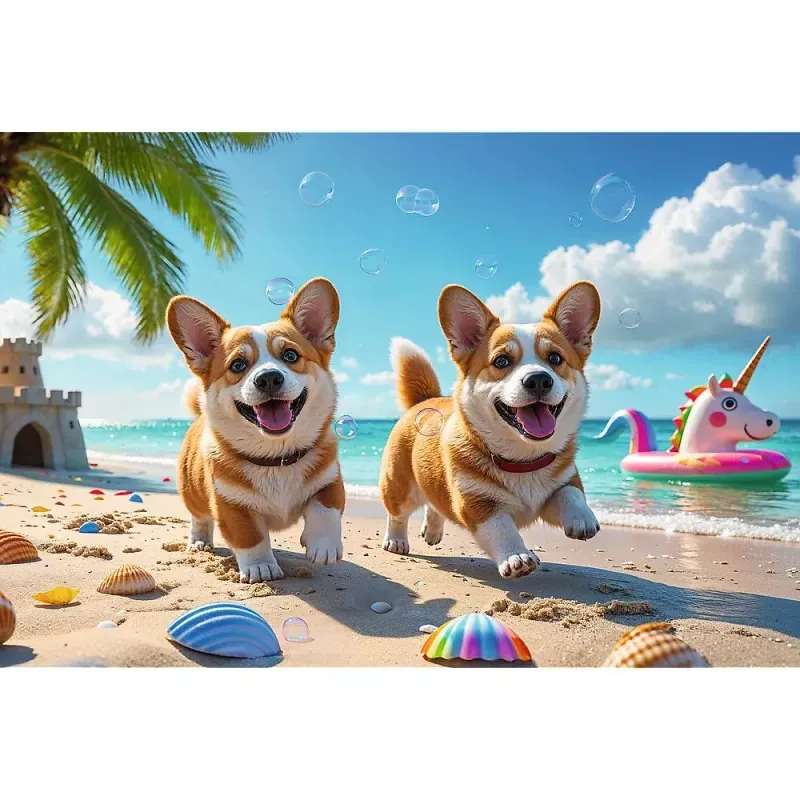 Jucarii, Copii si Bebe - Jucarii si jocuri - Jocuri si puzzle - Puzzle - Puzzle Trefl 100 Catel Corgi - Infinity.ro
