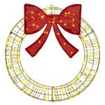 Casa si Gradina - Decoratiuni - Decoratiuni de sezon - Coroana cu 60 LED Alb cald 75 cm PET - Infinity.ro