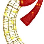 Casa si Gradina - Decoratiuni - Decoratiuni de sezon - Coroana cu 60 LED Alb cald 75 cm PET - Infinity.ro