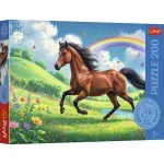 Jucarii, Copii si Bebe - Jucarii si jocuri - Jocuri si puzzle - Puzzle - Puzzle Trefl 200 Un Cal Impunator - Infinity.ro