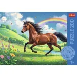Jucarii, Copii si Bebe - Jucarii si jocuri - Jocuri si puzzle - Puzzle - Puzzle Trefl 200 Un Cal Impunator - Infinity.ro