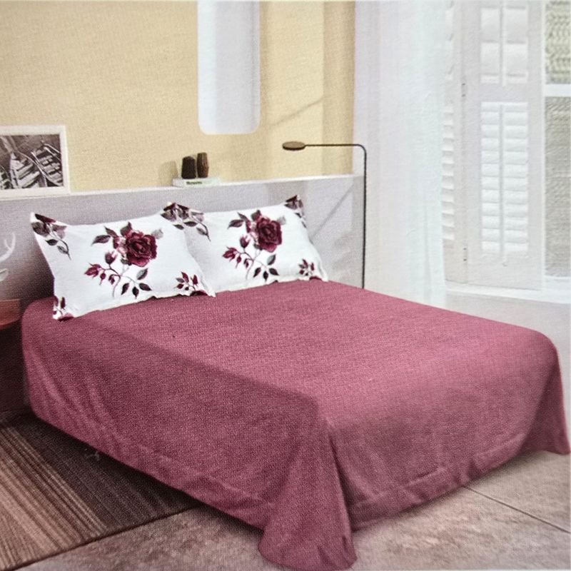Casa si Gradina - Textile si covoare - Lenjerii de pat - Seturi de lenjerie - Lenjerie finet gros 6 piese, XXL - Model floral, YoYo, 41, 70% bumbac, 30% poliester - Infinity.ro