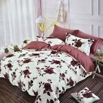 Casa si Gradina - Textile si covoare - Lenjerii de pat - Seturi de lenjerie - Lenjerie finet gros 6 piese, XXL - Model floral, YoYo, 41, 70% bumbac, 30% poliester - Infinity.ro