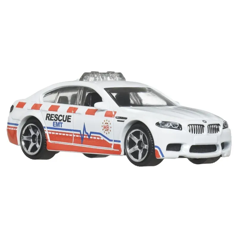 Jucarii, Copii si Bebe - Jucarii si jocuri - Vehicule si jucarii cu telecomanda - Masinute - Matchbox Set 5 Masinute Metalice Rescue Emt Scara 1 La 64 - Infinity.ro