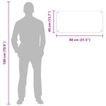 Casa si Gradina - Sanitare - Chiuveta bucatarie si accesorii - Accesorii chiuvete - Panou de bucatarie Negru 80 x 40 x 0.8 cm sticla securizata - Infinity.ro