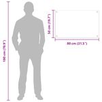 Casa si Gradina - Sanitare - Chiuveta bucatarie si accesorii - Accesorii chiuvete - Panou de bucatarie Transparent 80 x 50 x 0.8 cm - Infinity.ro