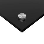 Casa si Gradina - Sanitare - Chiuveta bucatarie si accesorii - Accesorii chiuvete - Panou de bucatarie Negru 80 x 60 x 0.8 cm sticla securizata - Infinity.ro