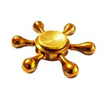 Jucarii, Copii si Bebe - Jucarii si jocuri - Jucarii & jocuri educative - Jucarii interactive - Spinner Golden Crown, din aluminiu , 7 cm, 37SP - Infinity.ro