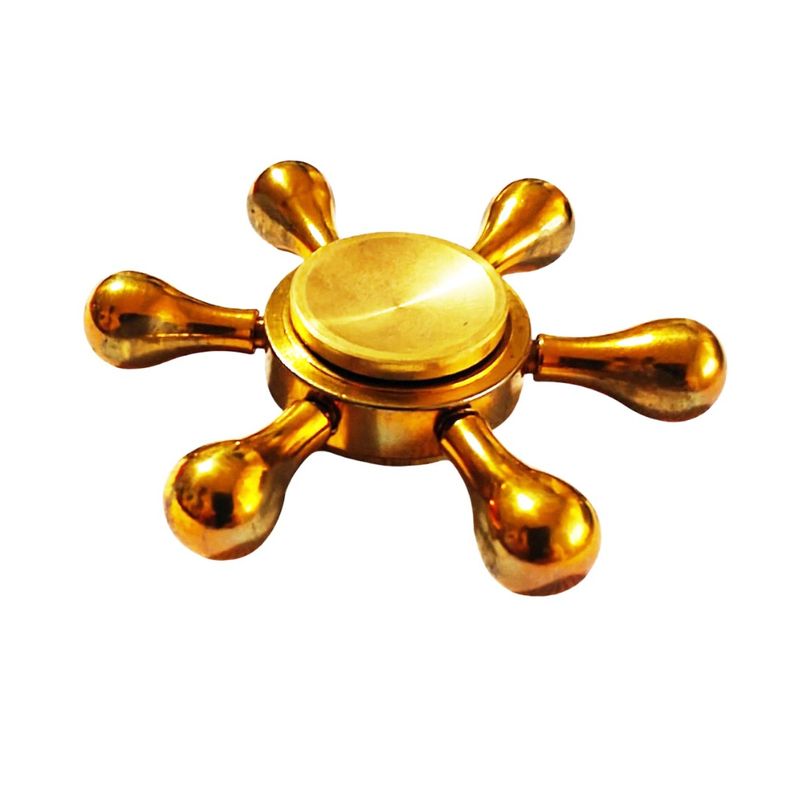 Jucarii, Copii si Bebe - Jucarii si jocuri - Jucarii & jocuri educative - Jucarii interactive - Spinner Golden Crown, din aluminiu , 7 cm, 37SP - Infinity.ro