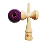 Jucarii, Copii si Bebe - Jucarii si jocuri - Jucarii & jocuri educative - Jucarii interactive - Kendama din lemn natural, Bila lemn + Sticker Waterproof USA pentru telefon, 163KD - Infinity.ro