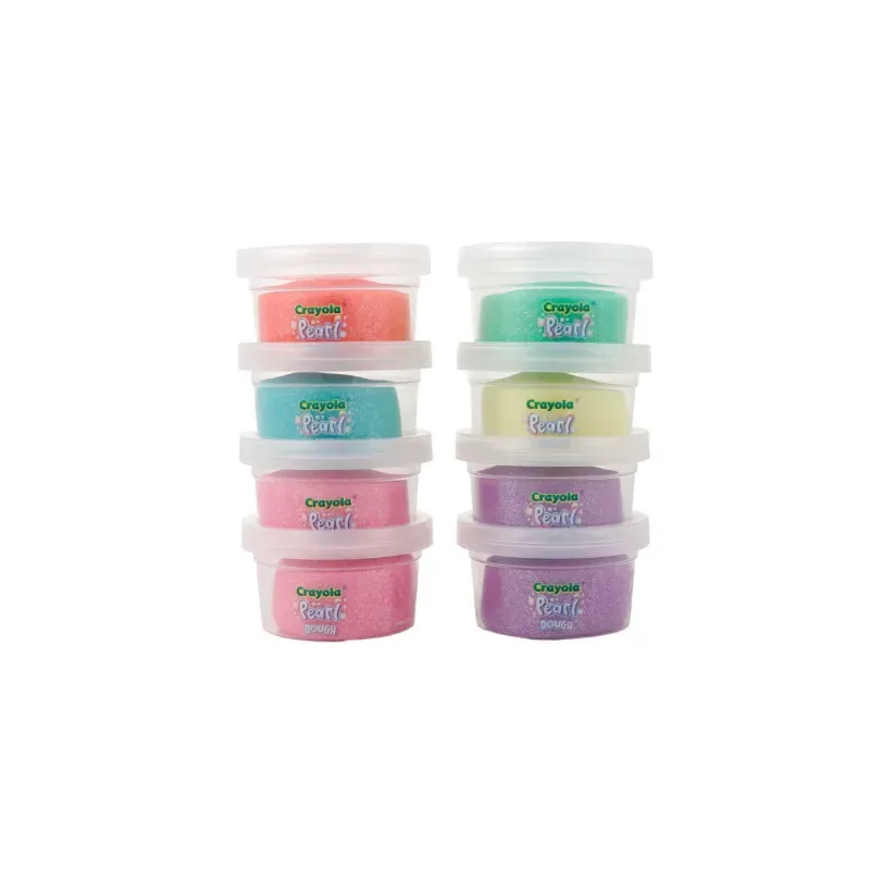 Jucarii, Copii si Bebe - Jucarii si jocuri - Jucarii & jocuri educative - Jocuri si jucarii educative - Crayola Pearl Set 8 Borcanase Cu Plastelina Sidefata - Infinity.ro