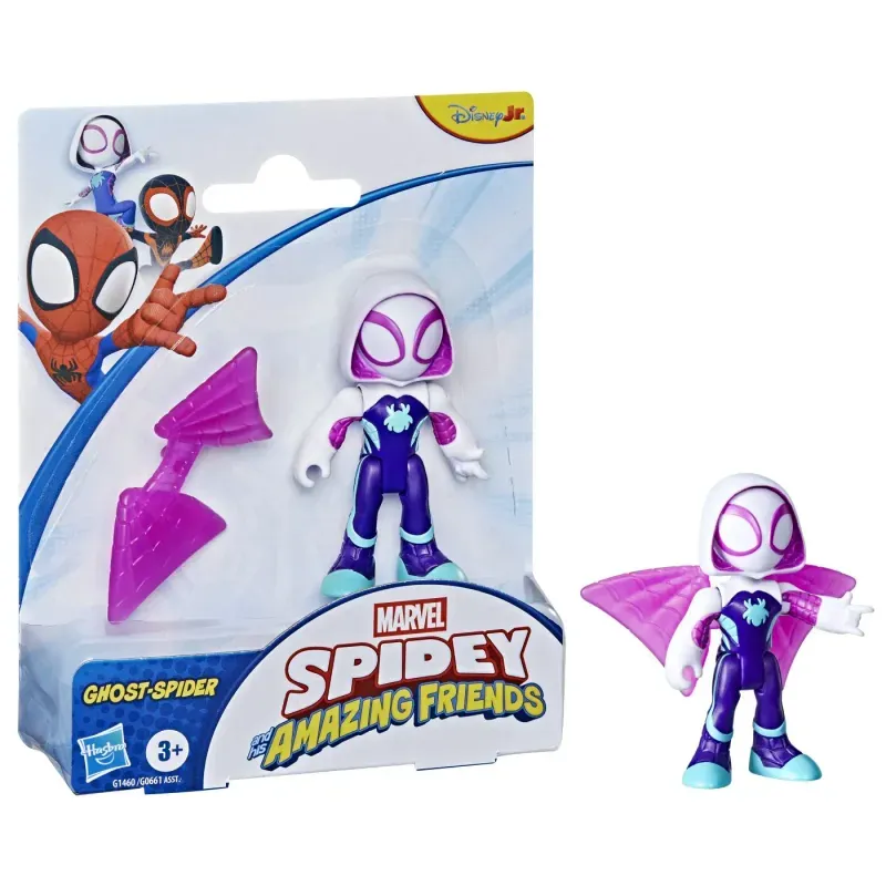 Jucarii, Copii si Bebe - Jucarii si jocuri - Figurine - Marvel Spidey Si Prietenii Sai Uimitori Set Figurina Ghost Spider Si Accesorii - Infinity.ro