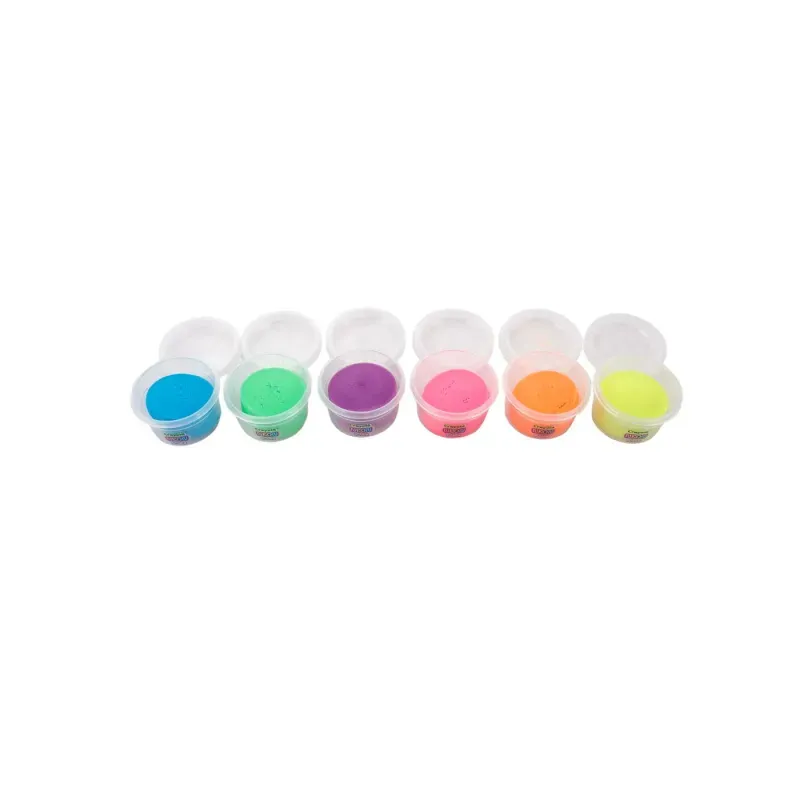 Jucarii, Copii si Bebe - Jucarii si jocuri - Jucarii & jocuri educative - Jocuri si jucarii educative - Crayola Silly Scents Neon Set 8 Borcanase Plastelina Parfumata - Infinity.ro