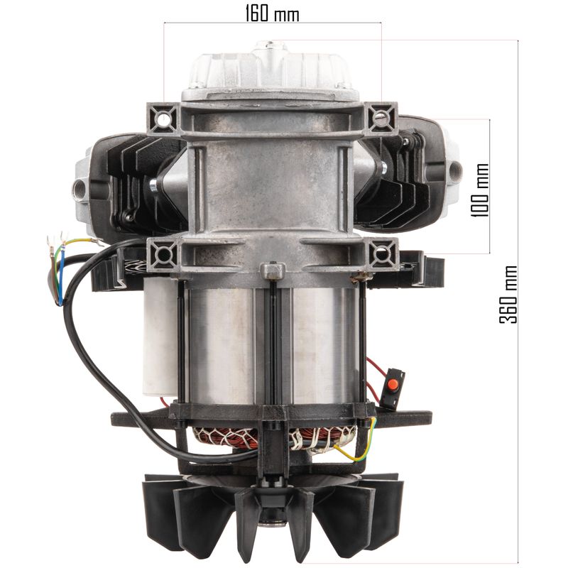 Casa si Gradina - Electrice - Echipamente electrice - Compresoare - Pompa compresor, Powermat, 530 l/min 8 bar,  PM-KO-100T-V2 - Infinity.ro