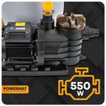 Casa si Gradina - Gradinarit si plante - Instalatii si accesorii pentru irigatii - Pompe apa - Pompa de nisip pentru piscina, Powermat, 550 W, 13 200 l/h, PM‑PPDB‑550J - Infinity.ro