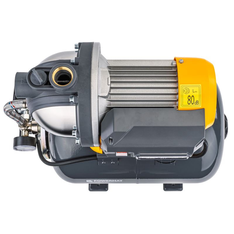 Casa si Gradina - Gradinarit si plante - Instalatii si accesorii pentru irigatii - Pompe apa - Pompa hidrofora cu rezervor, Powermat, 900 W, 6500 l/h, 24 l, PM‑HD‑24J - Infinity.ro